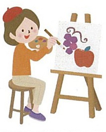 こども絵画コンクールの様子